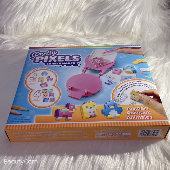 Brand New Pretty Pixels Bandai DIY Eraser Maker Cute Animals Pastel - Picture 2 of 3